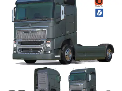 volvo fh16 750 3D model