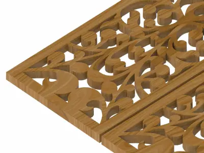 Decorative panel STL 3D model