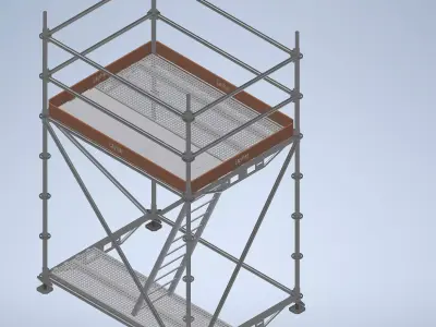 Scaffolding Allround Tower 3D model