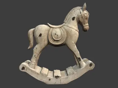 Decorative Horse Low-poly 3D model