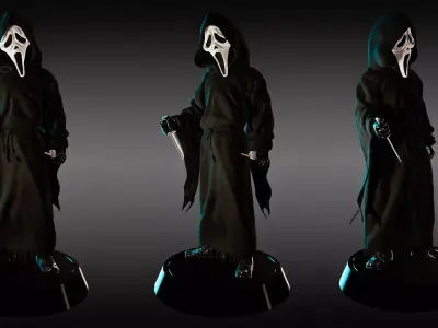 Ghostface - collectible 3D print model