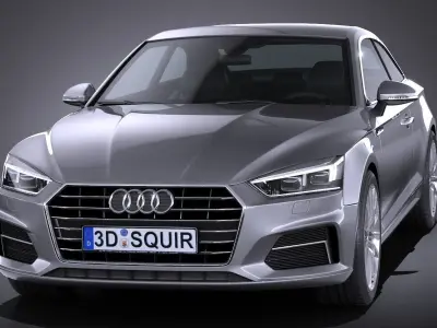 Audi A5 Coupe 2017 3D model