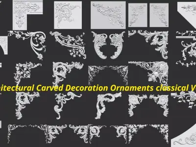 Ornaments classical decoration VOL 4-30 DESIGN 3D model