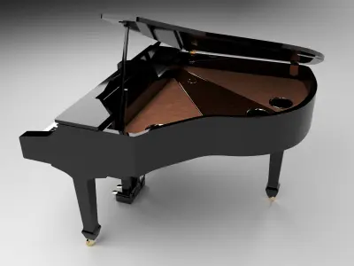 Roland Grand Piano 3D model