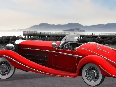 Mercedes Benz 540 K 3D model
