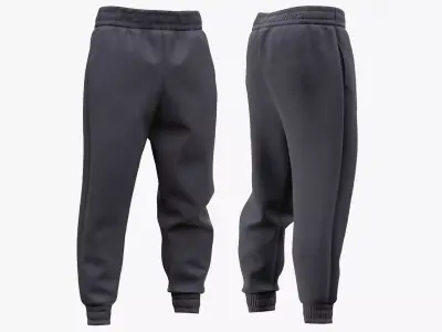 Pants 124 - All MH Bodies - UE5 Skeletons - Rigged Low-poly 3D model