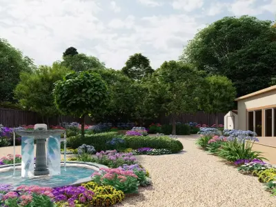arden Landscape 3D Model - SketchUp and Lumion Scene Free 3D model