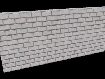 Vray - stone wall facade material 3D model