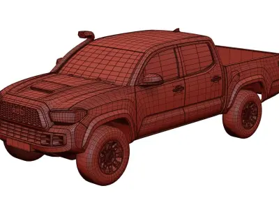 4x4 pickup truck  3D model