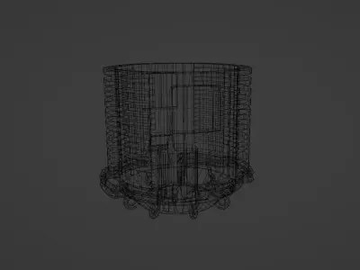 Engine light bulb Free 3D model