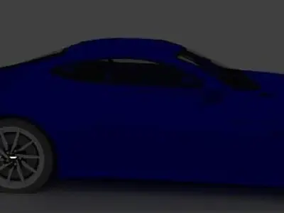 Aston Martin  Low-poly 3D model