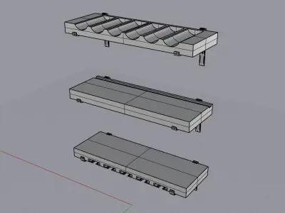 Shelves - Wine Shelves 3D model