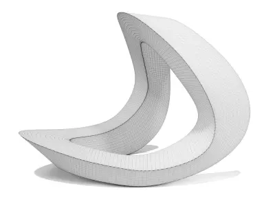 HEIKE BRACHLOW Aphelion 2018 glass sculpture 3D model