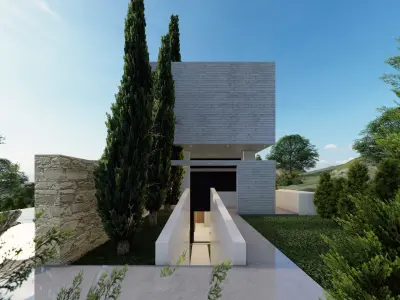 TIA19 modern house in cyprus 3D model