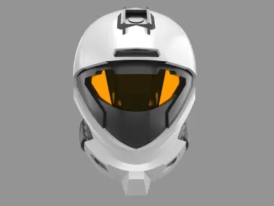 Helmet halo 3D model