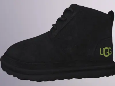 UGG WINTER SHOES PBR Low-poly 3D model