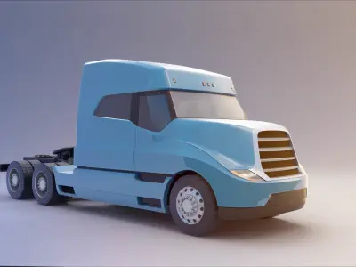 Kamaz truck future 3D model