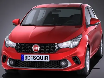 Fiat Argo 2018 3D model