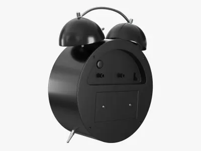 Alarm Clock PBR Low-poly 3D model