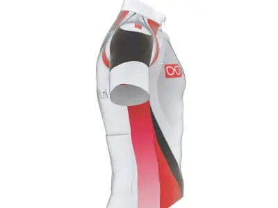 Cyclist bib t shirt 3D model