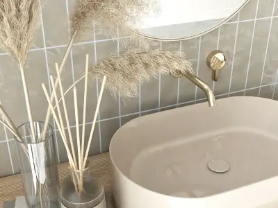 Bath set 01 3D model