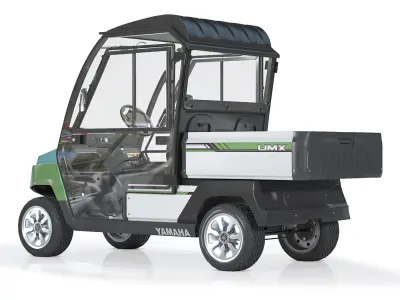 Yamaha Golf Cart UMAX CAB 3D model