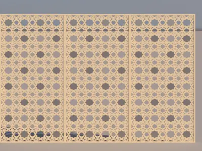 Jali with Mirror 3D model