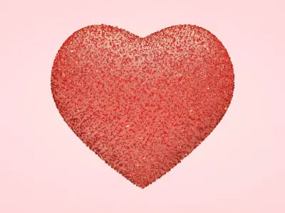 Confetti Heart 3D model