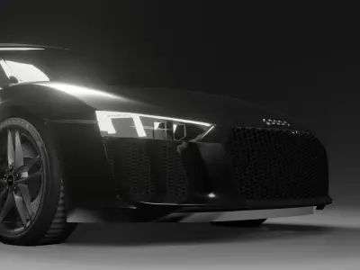 Audi R8 Spyder 2017 3D model