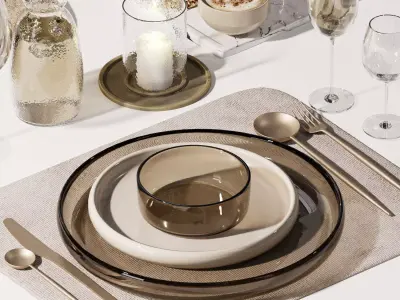 Table setting-H17 3D model