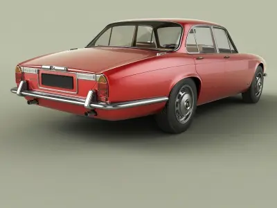 Jaguar XJ6 Saloon series 2 3D model