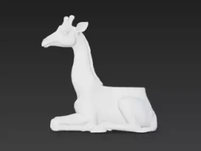 Serenity Giraffe Showpiece Holder 3D print model