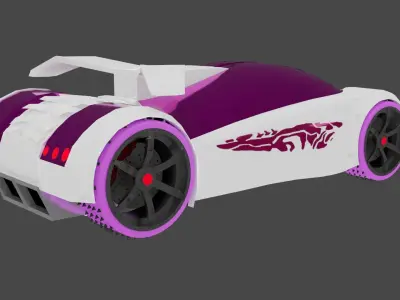 Hotwheels Iridium 3D model