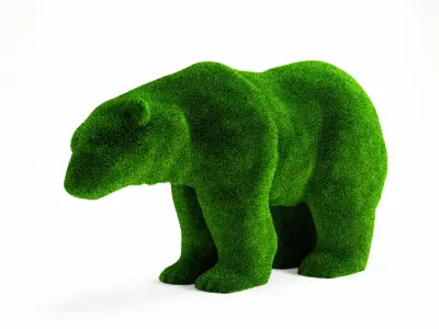 Garden bear 3D model