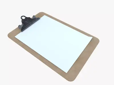 Clip Board 3D model