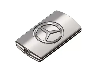 Front grille Mercedes logo 300SL gullwing sculpture weight 3D print model