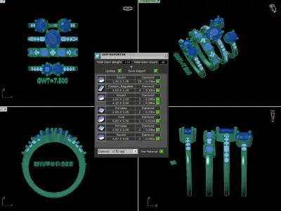 Fashion RING 3D model