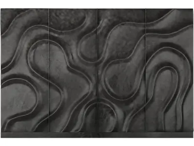Nebula 3d wall panel 3D model