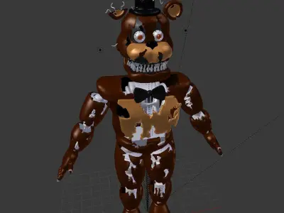 Nightmare Freddy 3D model