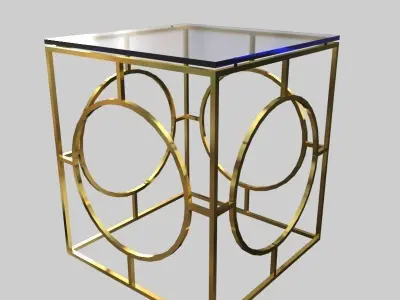Glass Table 3D Model Collection