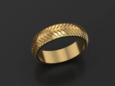 Car tires ring 3D print model