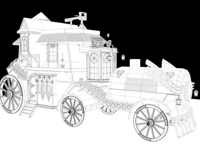 chariot 3D  3D model