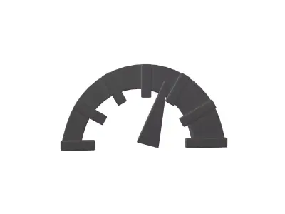 Speed Symbol v2 001 Low-poly 3D model