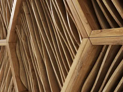 Parametric Ngon frame decor 3D model