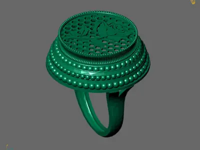 Women Plain Ring Ready STL Models Womens Ring 3d models 3D print model 34
