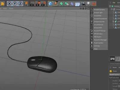 Computer Mouse  Free low-poly 3D model