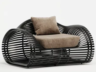 Lolah Easy Armchair 3D model