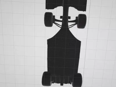 3d  f1 model Low-poly 3D model