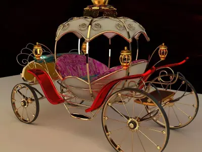 Chinese carriage 3D model