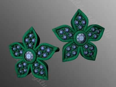Earrings od96 3D print model